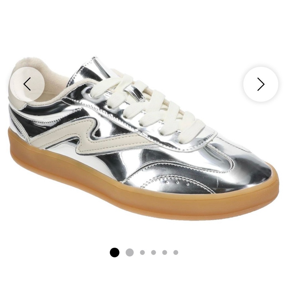 Madden Girl Giia - Silver Sneakers